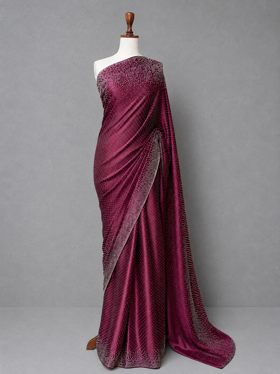 Royal Shades Saree Collection – Rose Pink, Plum & Maroon Elegant Saree