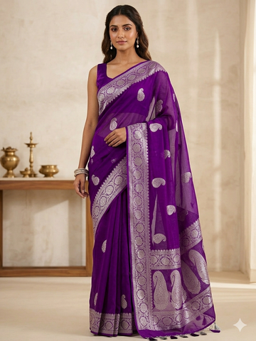Pure Fabric Banarsi Saree